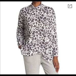 C&C California Sugar Swizzle Mock Neck Sweater